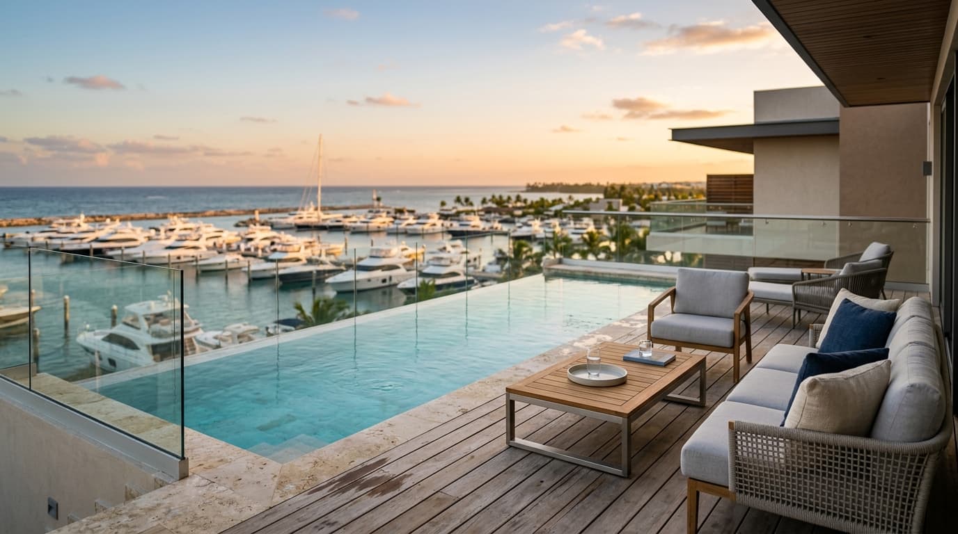 Penthouse frente a Marina — Cap Cana, Punta Cana