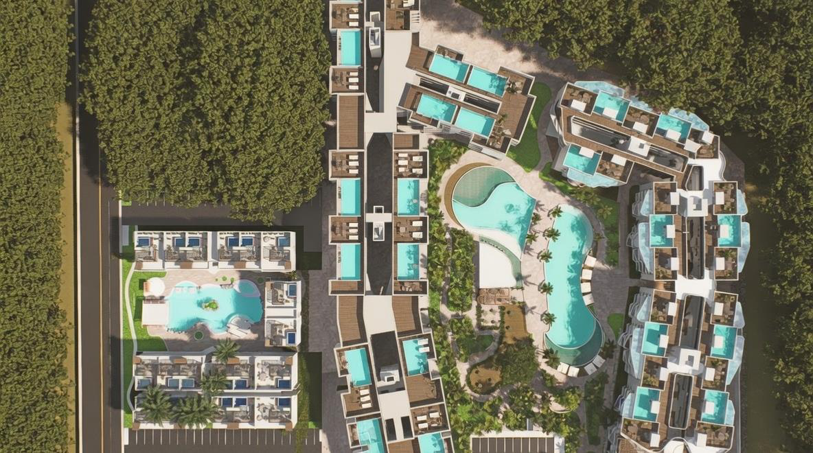Universo Salado — vista aérea, White Sands, Punta Cana